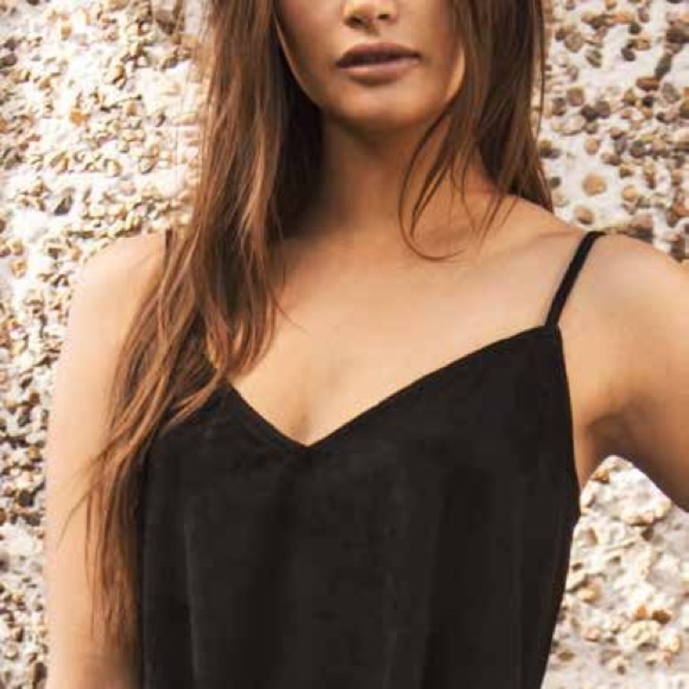 ASTARS faux washable suede cami